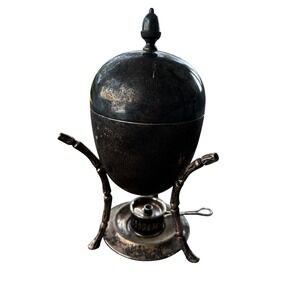 Antique Silver Plate Egg Coddler 3169 Silver Victorian Steampunk Decor Aesthetic